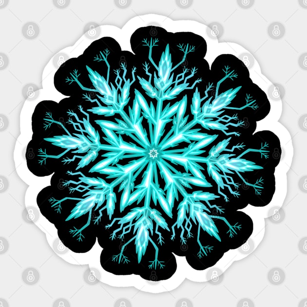 Snowflake Sticker by AliciaZwart